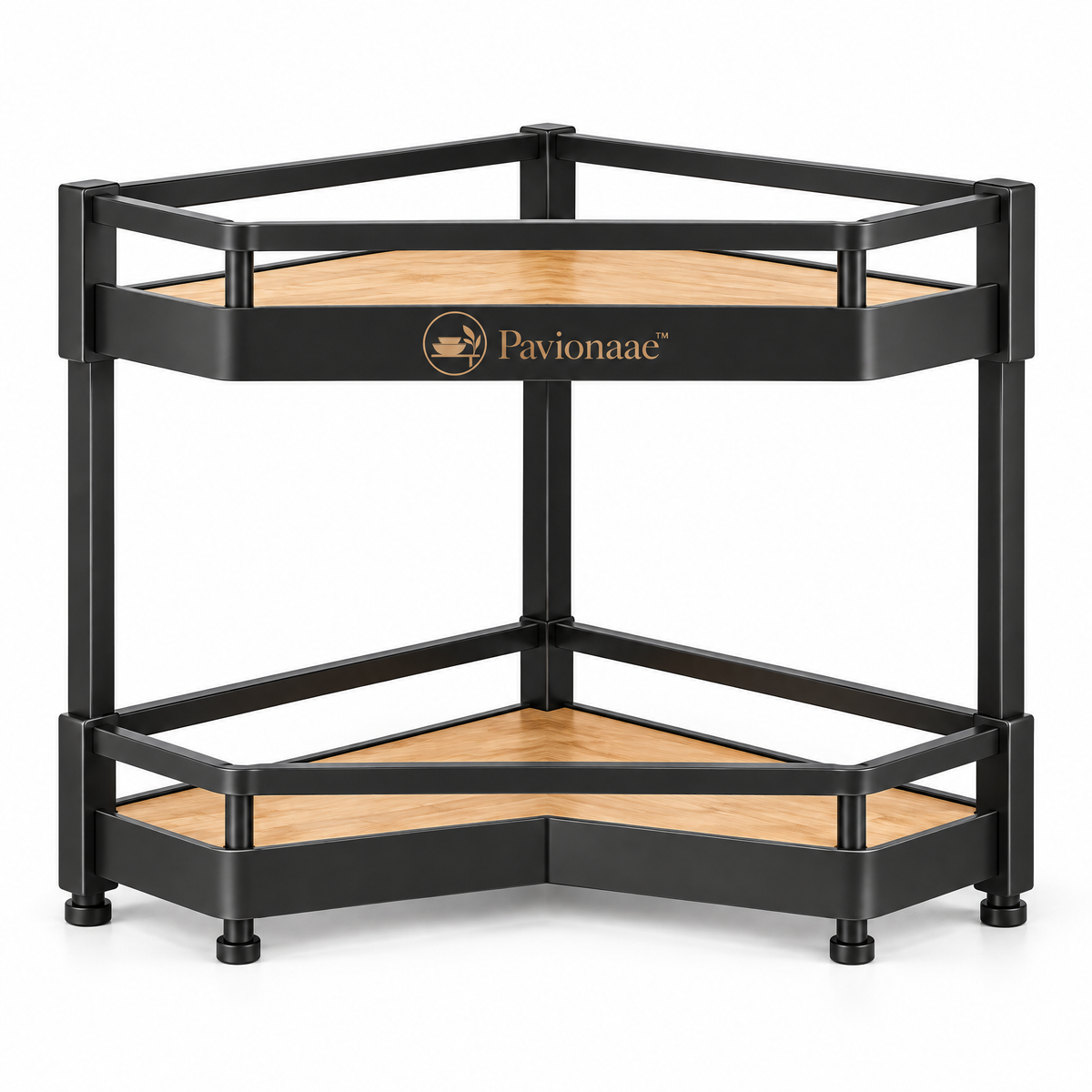 Pavionaae™ Kitchen Corner Storage Rack - white background product view