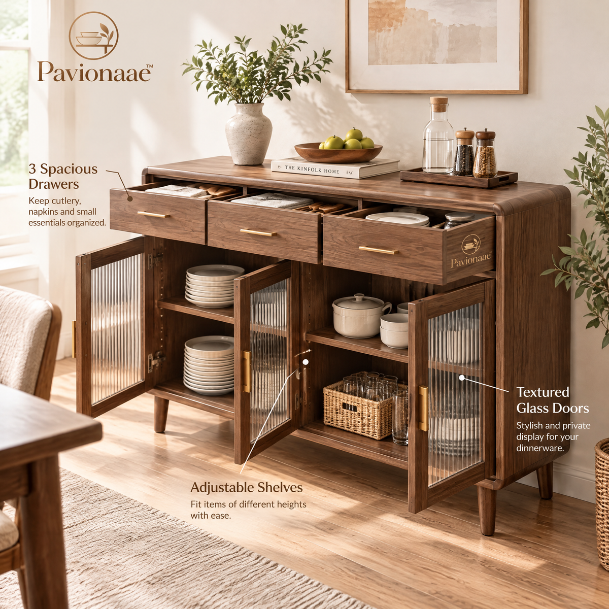 Pavionaae™ Dining Room Buffet Storage Rack - gallery image 4