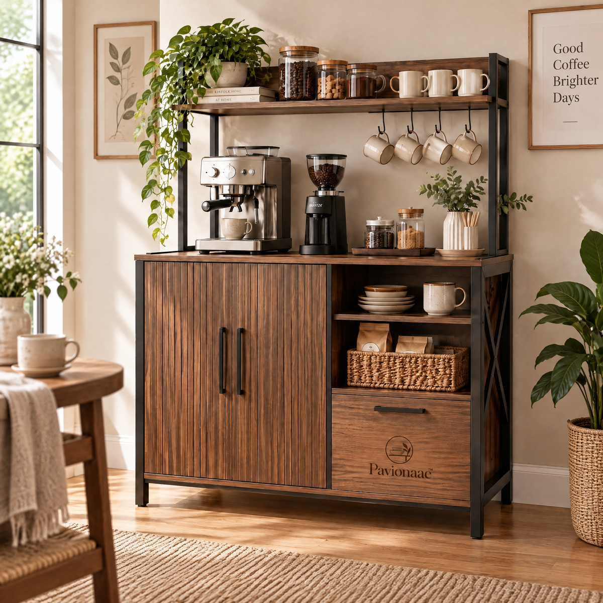 Pavionaae™ Coffee Bar Cabinet Station - gallery image 4
