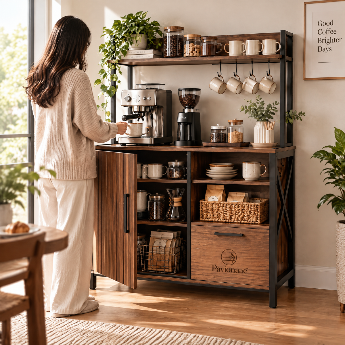 Pavionaae™ Coffee Bar Cabinet Station - gallery image 5